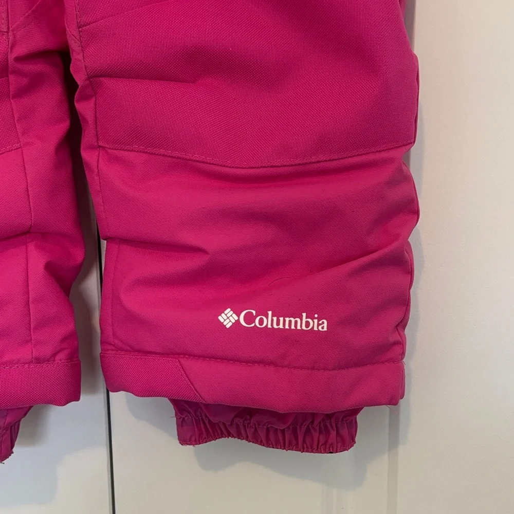 Columbia Toddler Frost Slope Bright Pink Insulated Snow/Ski Bib, Pant/Coverall